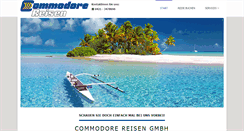 Desktop Screenshot of commodorereisen.de