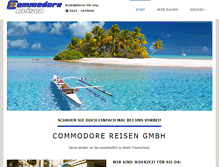 Tablet Screenshot of commodorereisen.de